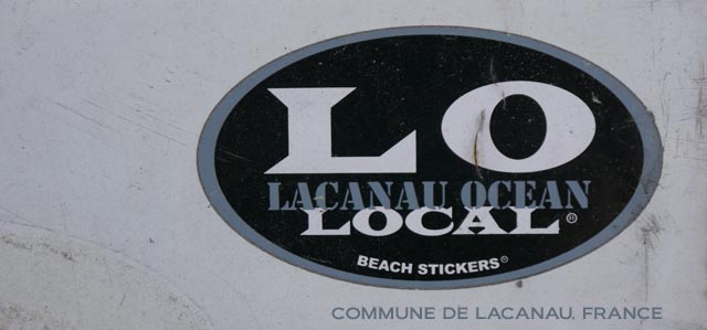 beach sticker - surf sticker lacanau local