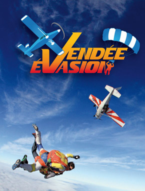 PARACHUTISME-VENDEE vendee evasion logo