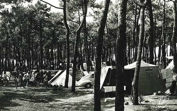 Les campings de lacanau océan - 1950 / 1980 Camping des Grands Pins et Camping Airotel à Lacanau Océan