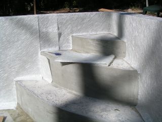 construction escalier balnéo piscine